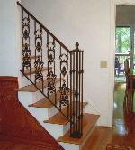 Stair railing and Post in Blacksburg 