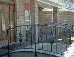 Bridge railings near Bent Mountain