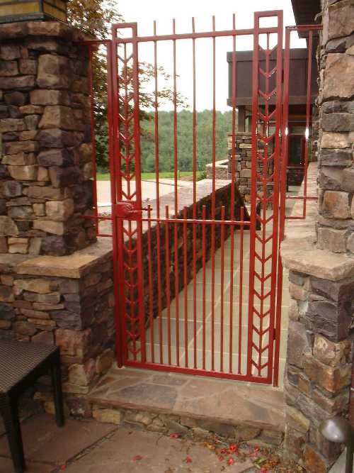 single garden gate