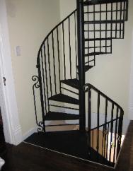 second story of spiral staircase in Buchanan, virginia