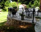 custom curved railing in Hollins 2006  fence gate railing rail blacksburg va roanoke va salem virginia