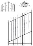 gate design with squiggle picket spears very dramatic