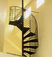 Spiral staircase on balcony in salem va 